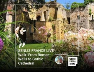 Senlis france live walk: from roman walls to gothic cathedral