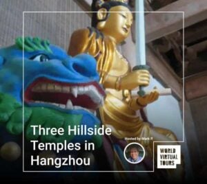 Three hillside temples in hangzhou