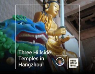 Three hillside temples in hangzhou