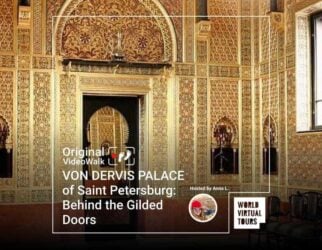 Von dervis palace of saint petersburg: behind the gilded doors