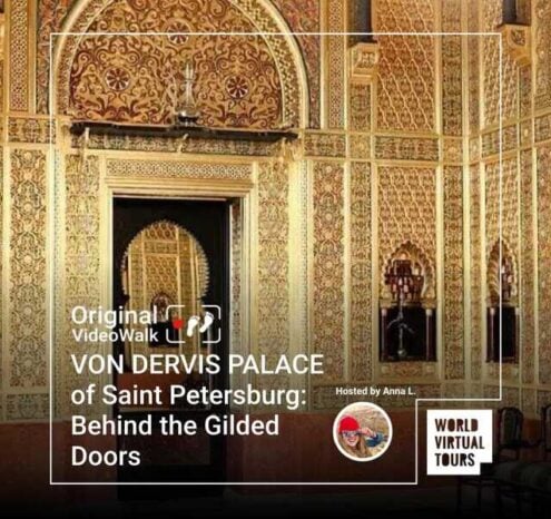 Von dervis palace of saint petersburg: behind the gilded doors